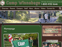 Tablet Screenshot of campwinnebago.com